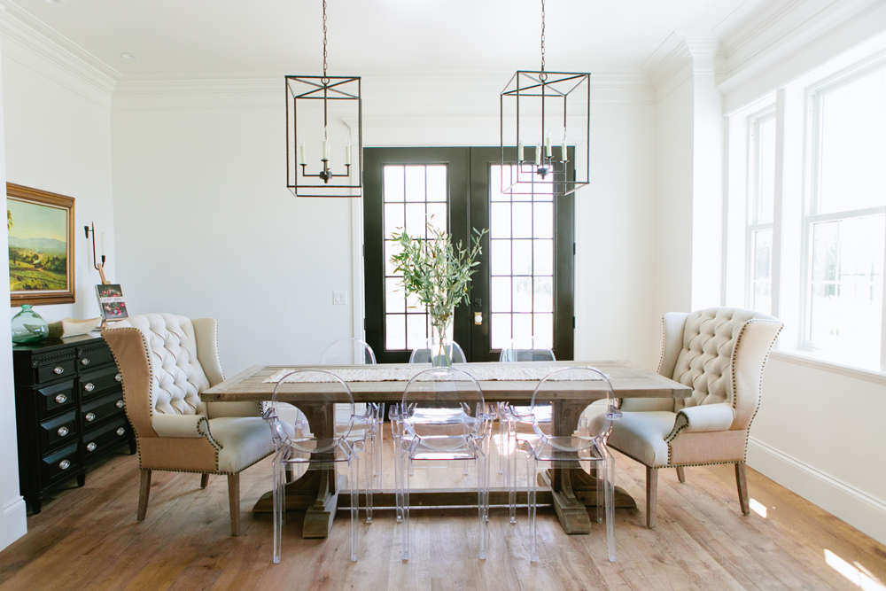 Modern Farmhouse House of Jade Interiors Dining Table