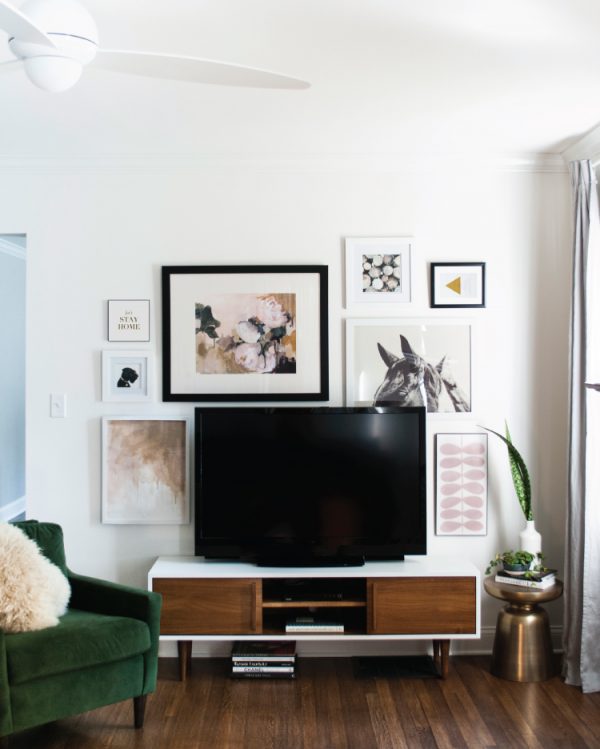 gallery-wall-around-television-room-for-tuesday-600x749